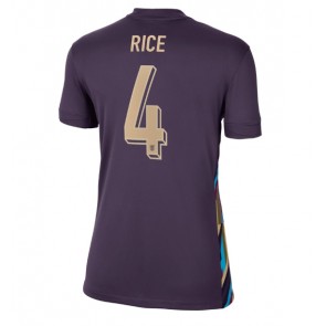 England Declan Rice #4 Replika Udebanetrøje Dame EM 2024 Kortærmet